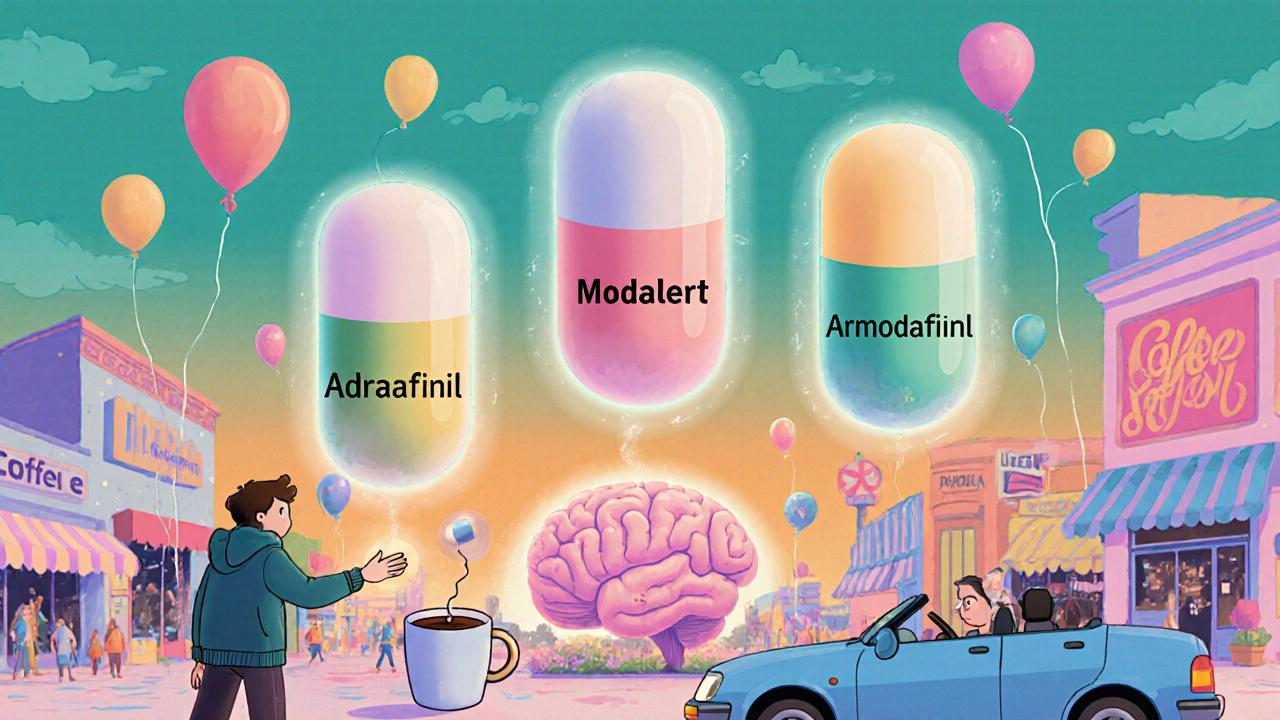 Modalert (Modafinil) vs. Common Wake‑Boost Alternatives - Full Comparison