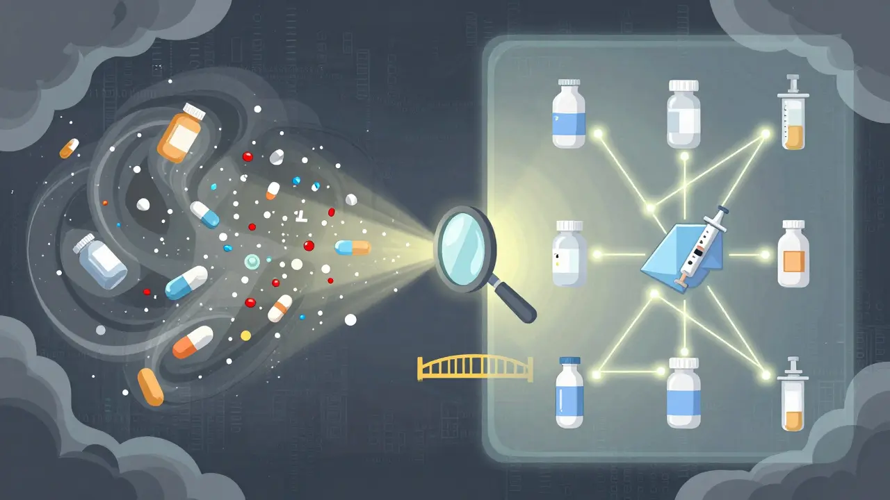 Chaotic medications becoming organized through digital reconciliation process visualization